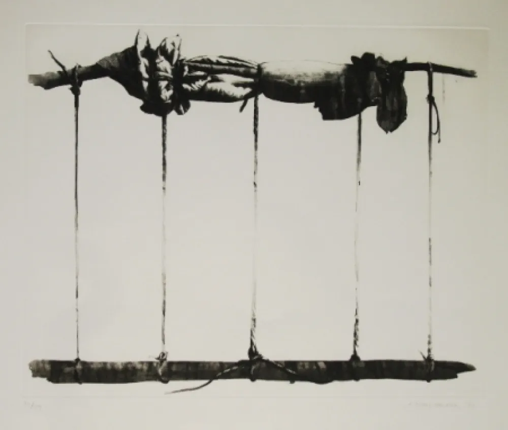 Aguafuerte Y Aguatinta Titus Carmel - Agrès 3