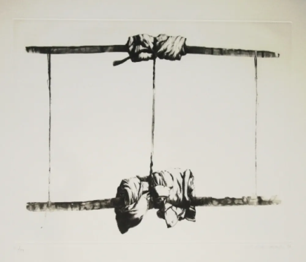 Aguafuerte Y Aguatinta Titus Carmel - Agrès 5