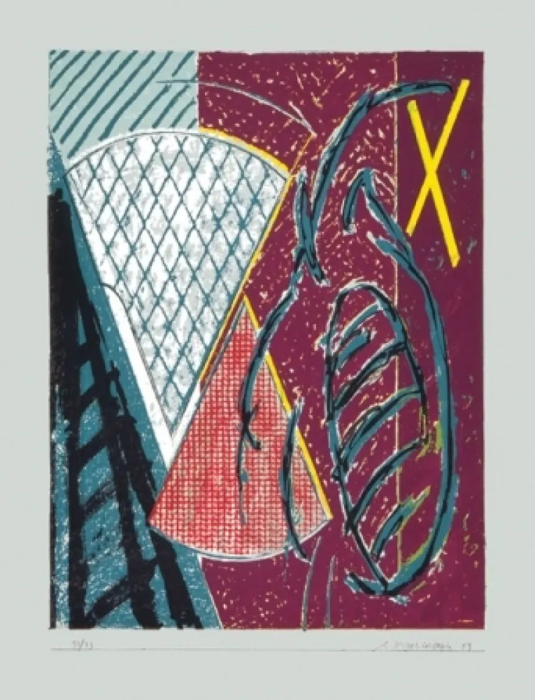 Serigrafía Titus Carmel - Armorial IV