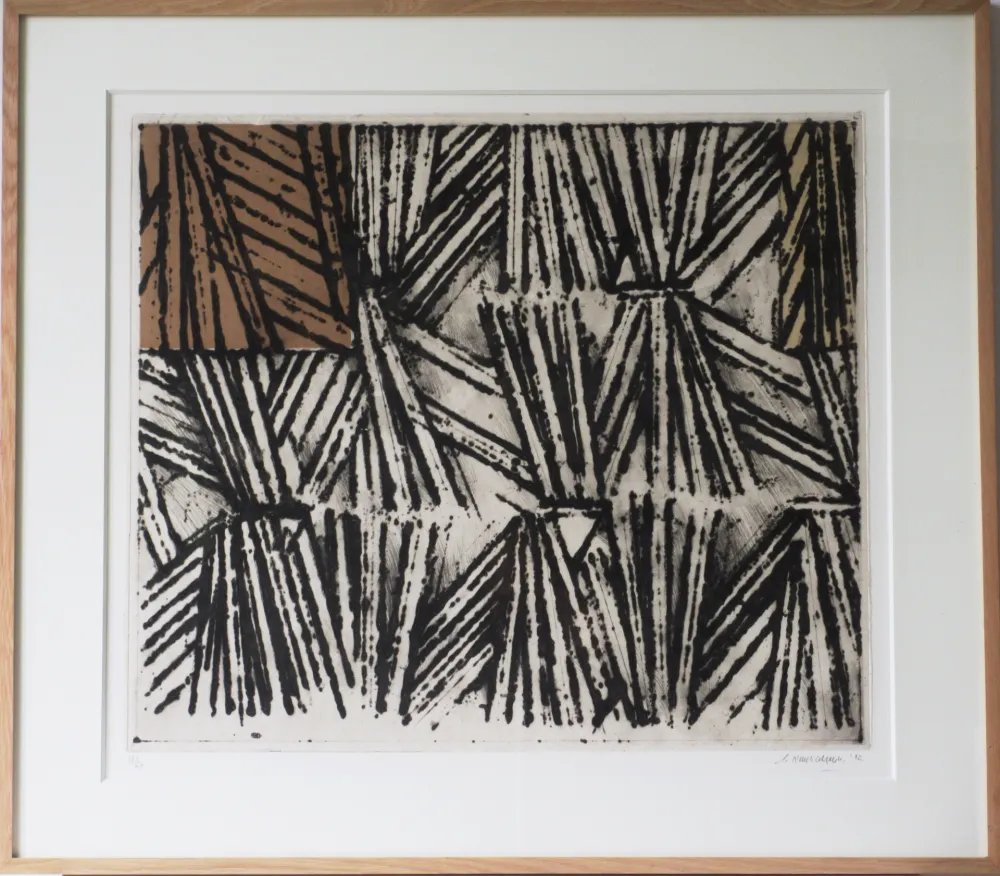 Aguafuerte Y Aguatinta Titus Carmel - Brisée I (Sur la route de la soie)