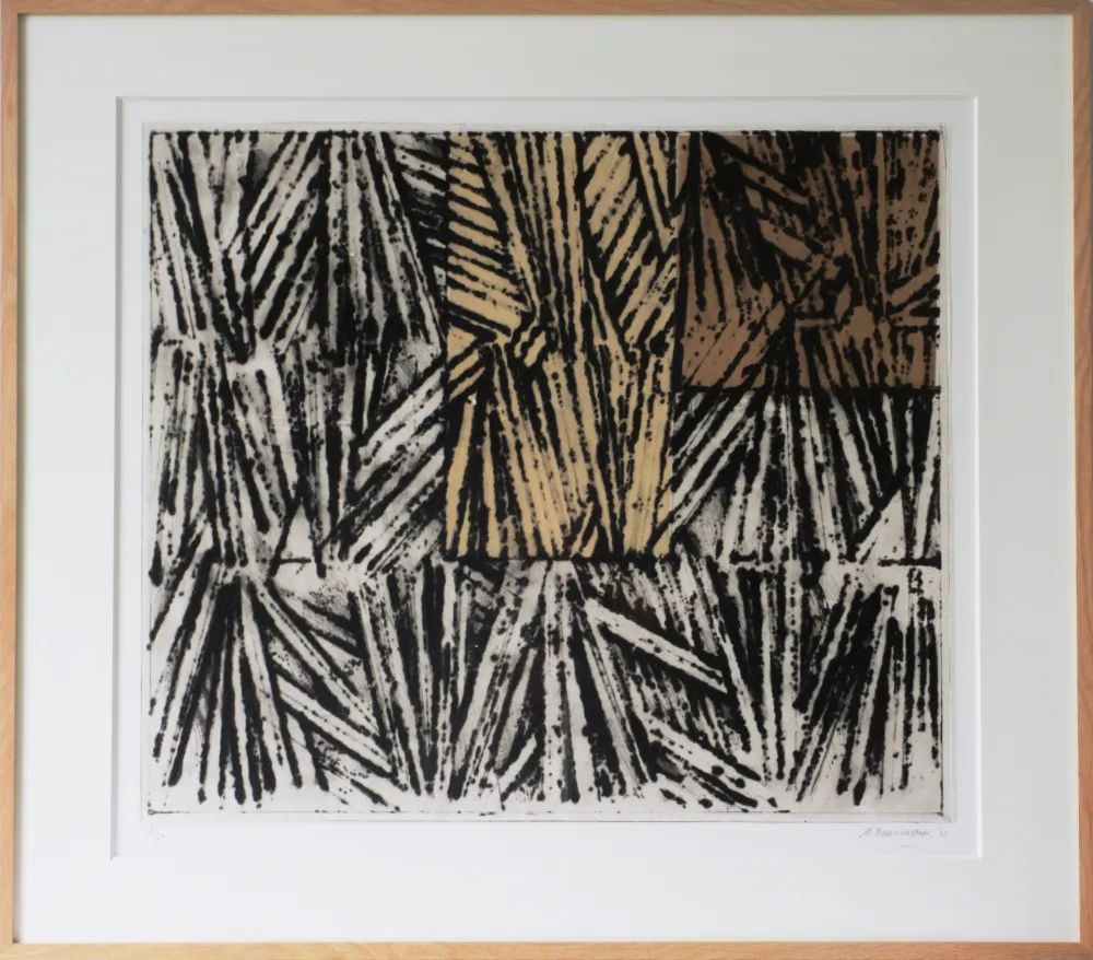 Aguafuerte Y Aguatinta Titus Carmel - Brisée II (Sur la route de la soie)