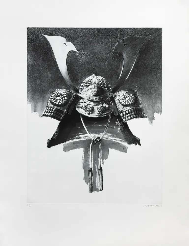 Grabado Titus Carmel - Casque de Nikko I 