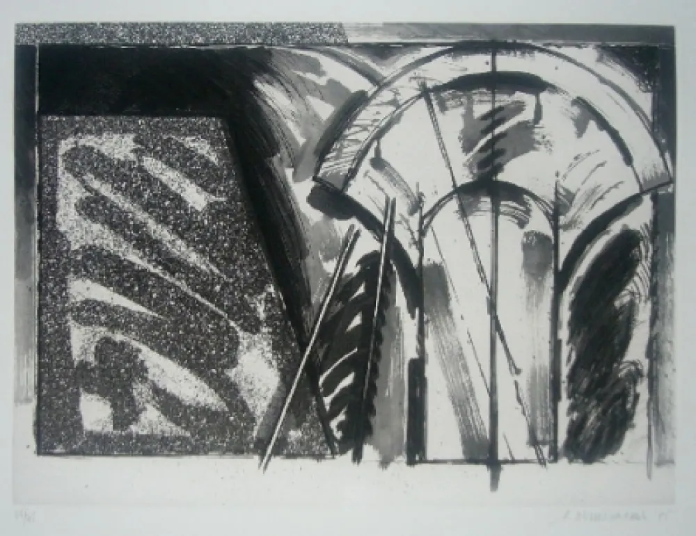 Aguatinta Titus Carmel - Chancay IX