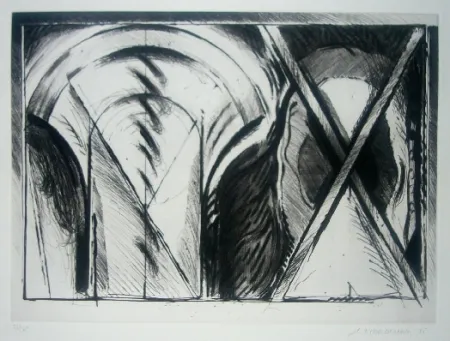 Aguatinta Titus Carmel - Chancay VII