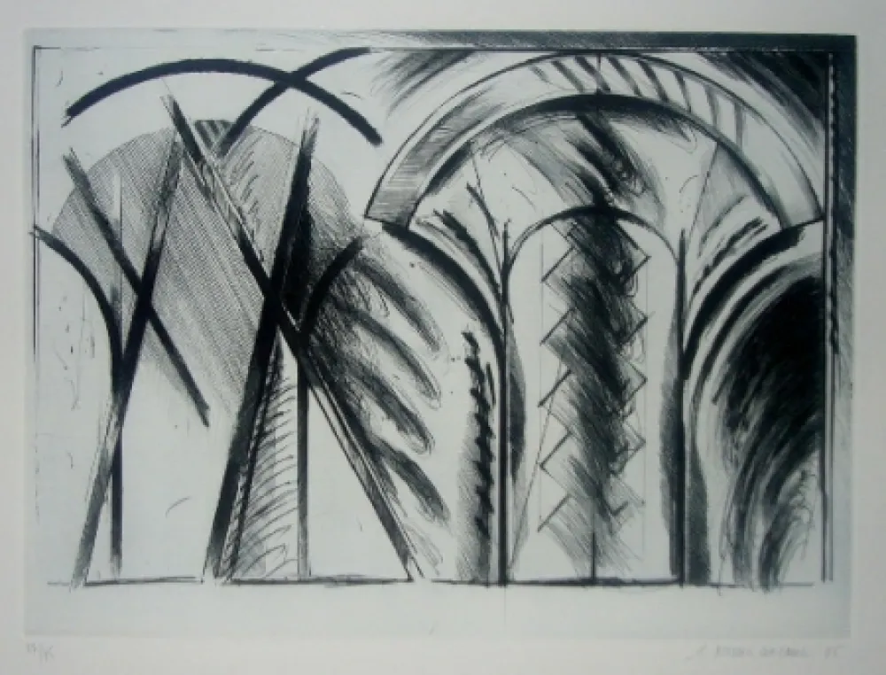 Aguatinta Titus Carmel - Chancay VIII