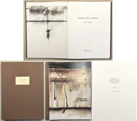 Libro Ilustrado Titus Carmel - Derrière le Miroir n°230. TITUS-CARMEL, SUITE NARWA. Octobre 1978. TIRAGE DE LUXE SIGNÉ PAR L'ARTISTE.