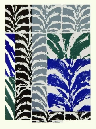 Litografía Titus Carmel - Feuillée II