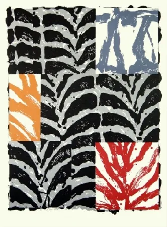 Litografía Titus Carmel - Feuillée III