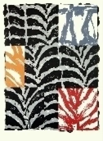 Litografía Titus Carmel - Feuillée III