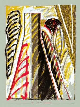 Litografía Titus Carmel - Interieur