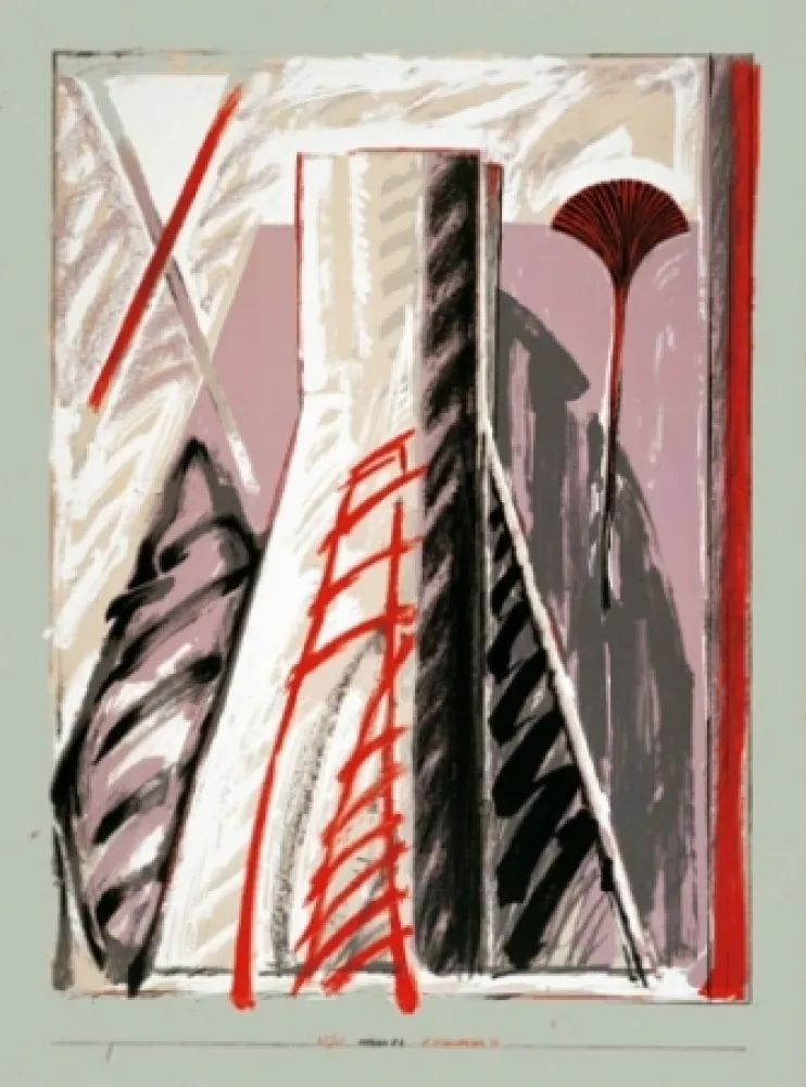 Litografía Titus Carmel - Intérieur 2