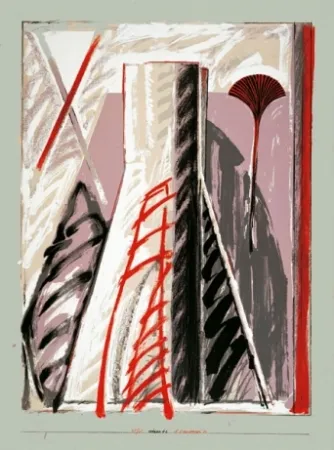 Litografía Titus Carmel - Intérieur 2