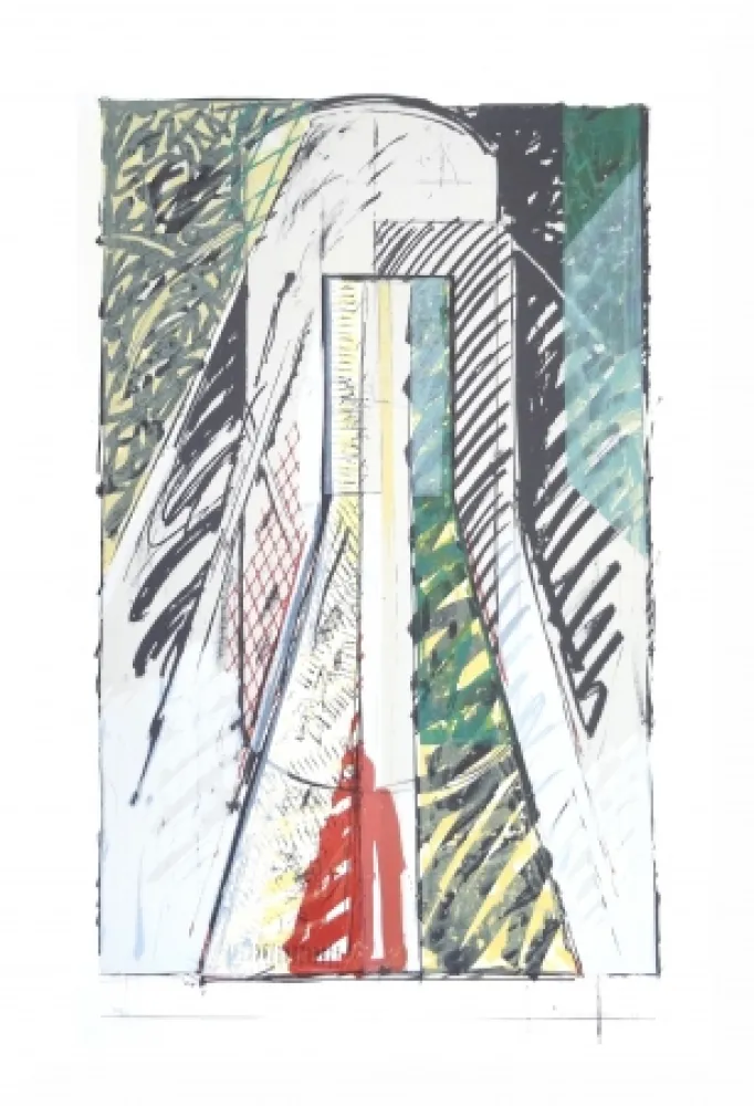 Litografía Titus Carmel - Intérieur 2