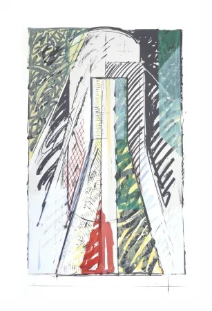 Litografía Titus Carmel - Intérieur 2