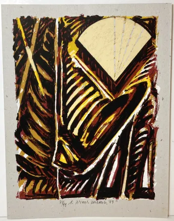 Litografía Titus Carmel - Lithographie signée et numérotée