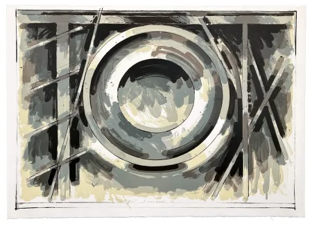 Litografía Titus Carmel - Sans titre 1