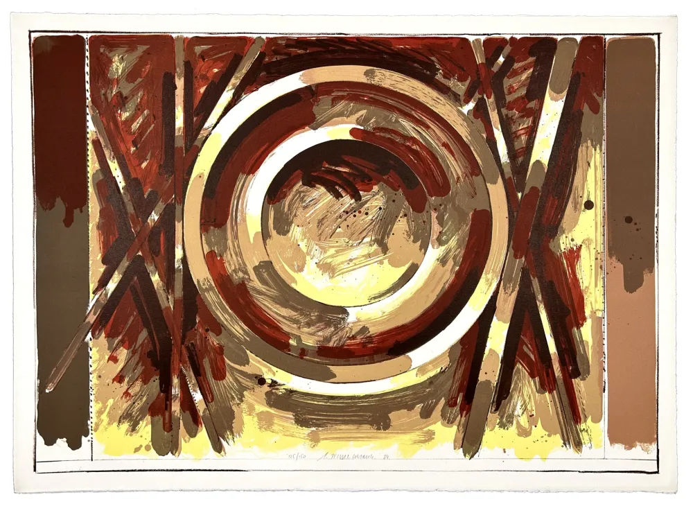 Litografía Titus Carmel - Sans titre 2