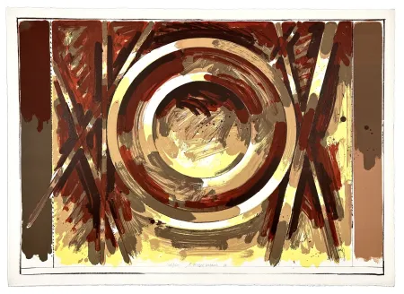 Litografía Titus Carmel - Sans titre 2