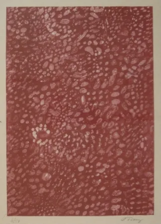 Litografía Tobey - Komposition.