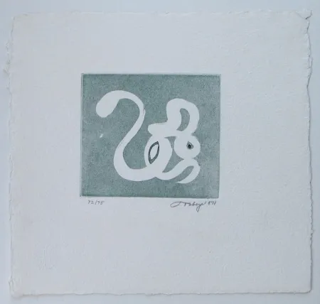 Aguafuerte Y Aguatinta Tobey - Six Impromptus on Omar Khayyam