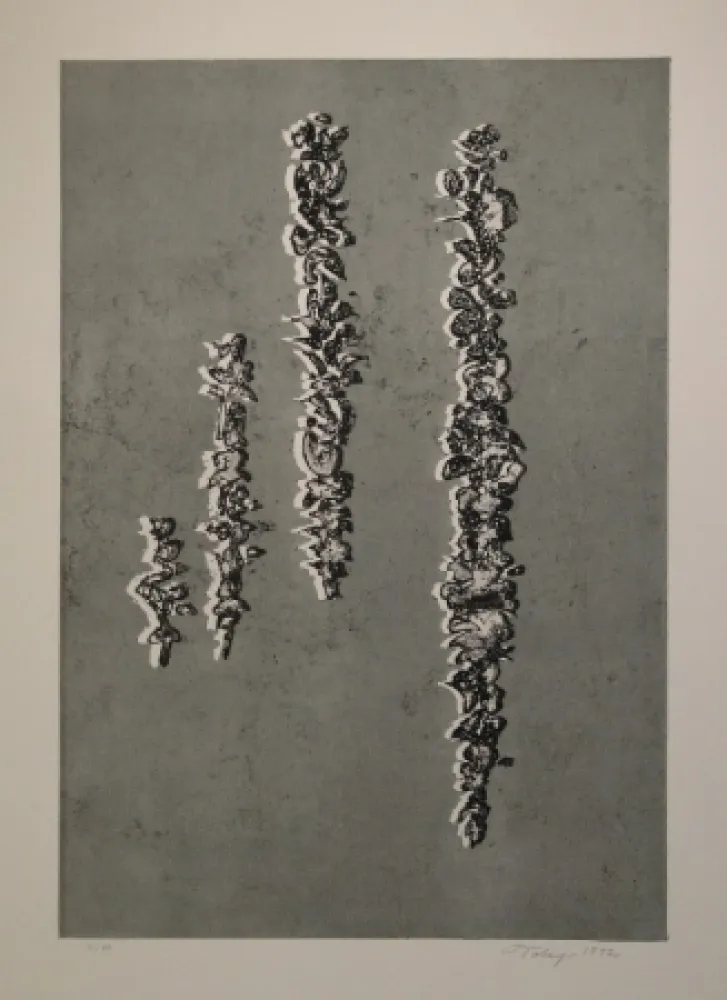 Aguatinta Tobey - They’ve come back I