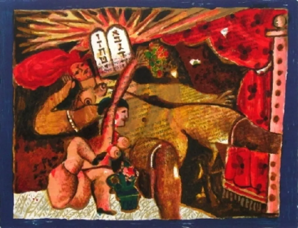 Litografía Tobiasse - Cantique des cantiques v