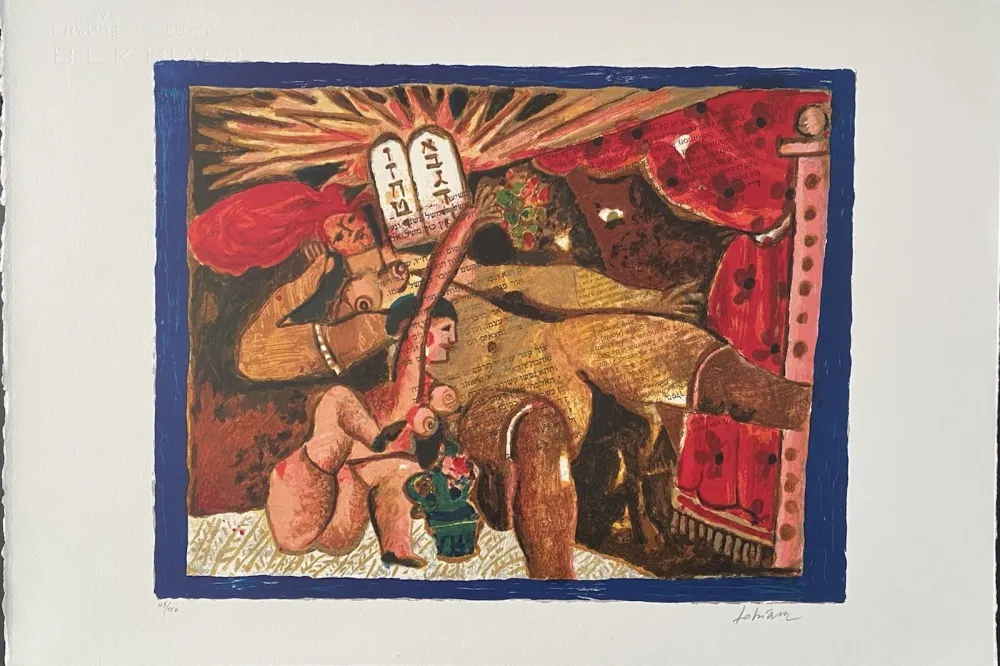 Litografía Tobiasse - Cantiques des Cantiques