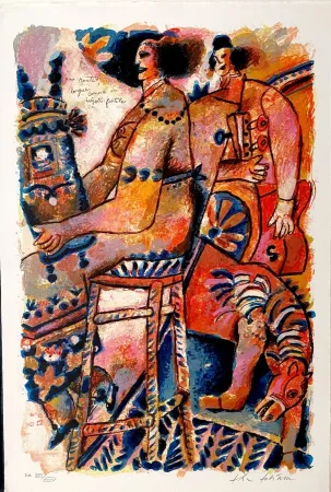 Litografía Tobiasse - Une route longue comme un miroir fertile