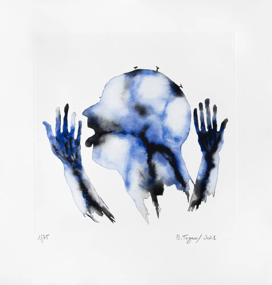 Grabado Toguo - Menchum