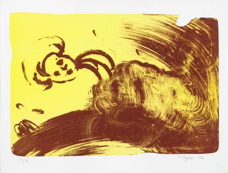 Litografía Toguo - Midnight Kiss