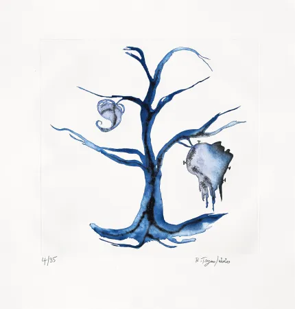 Grabado Toguo - Nyong