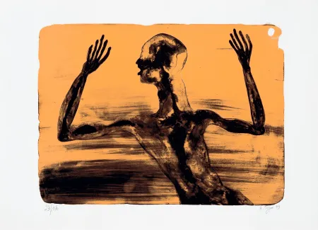 Litografía Toguo - Soundless scream