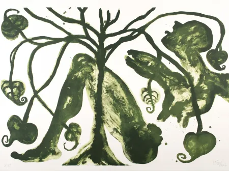 Litografía Toguo - Take a Green Breath