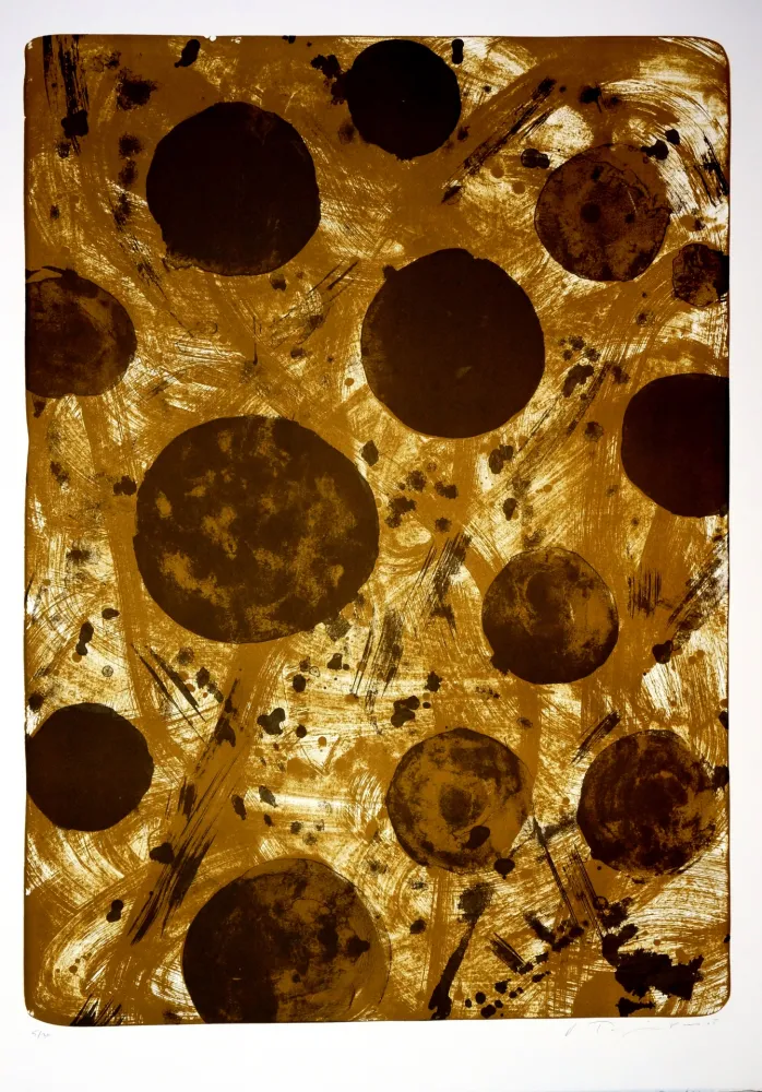 Litografía Tøjner - Recherche de formes dispersées I