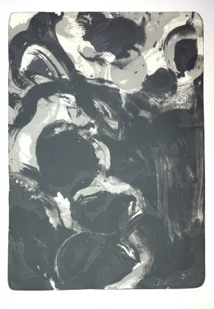 Litografía Tøjner - Recherche de formes dispersées IV