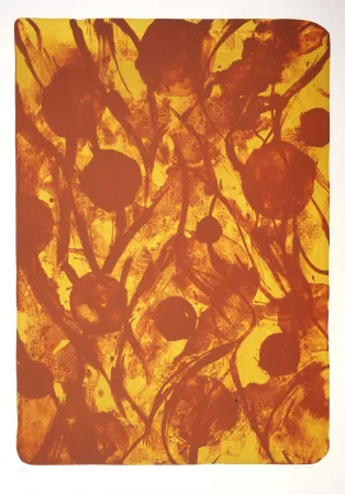 Litografía Tøjner - Recherche des formes dispersées III