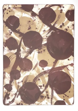 Litografía Tøjner - Recherche des formes dispersées VI