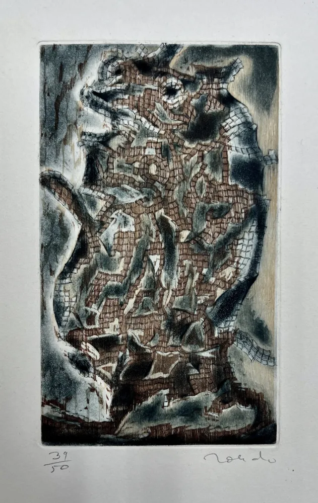 Aguafuerte Y Aguatinta Toledo - Animal que se pela