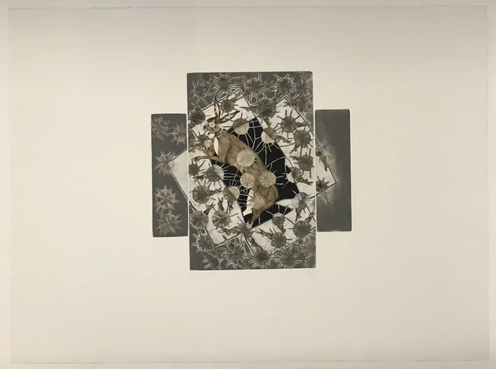 Grabado Toledo - Conejas (Rabbits)