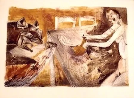 Litografía Toledo - El Desayuno