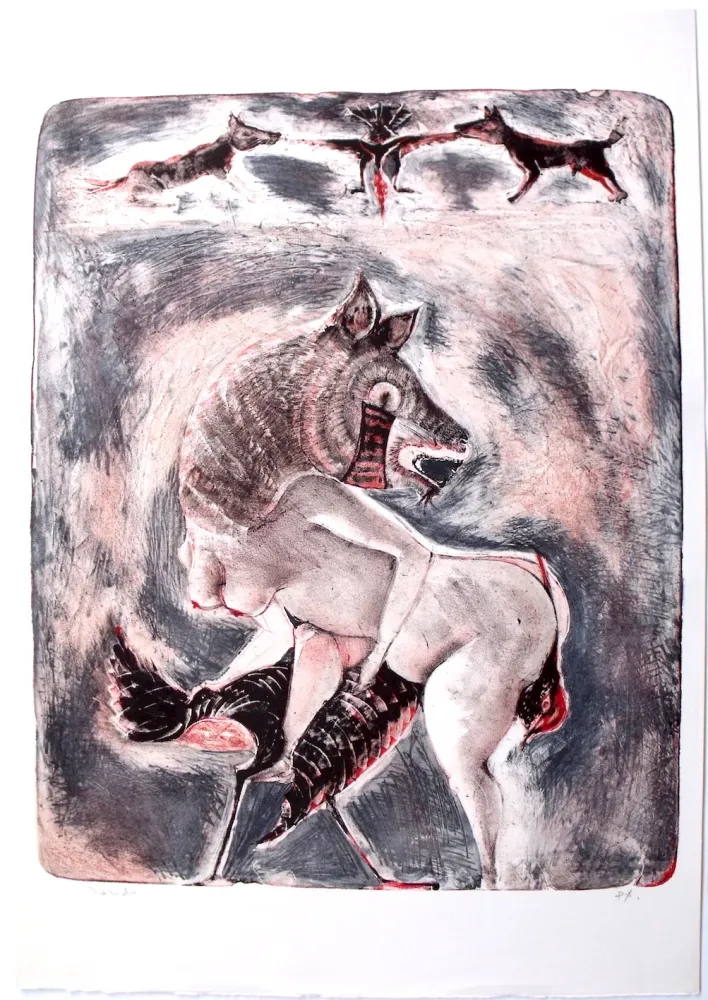 Aguafuerte Y Aguatinta Toledo - El Pico largo