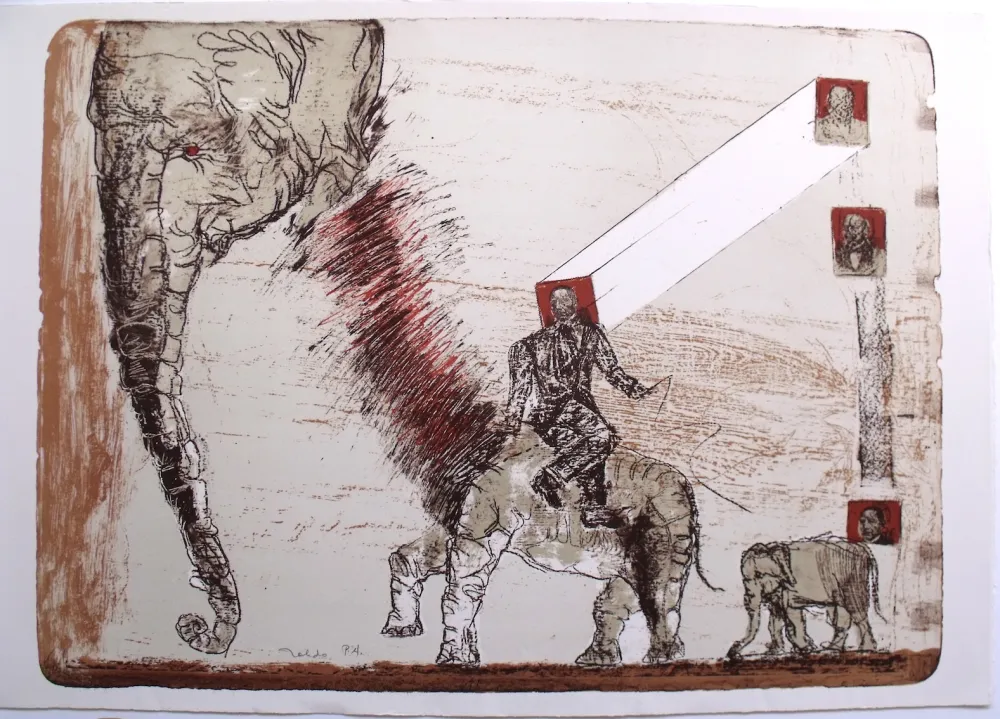 Litografía Toledo - Juarez