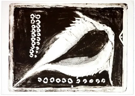 Litografía Toledo - La Raya