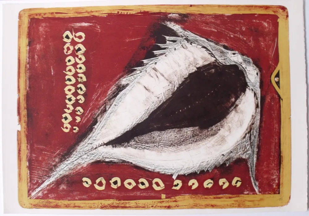 Litografía Toledo - La Raya