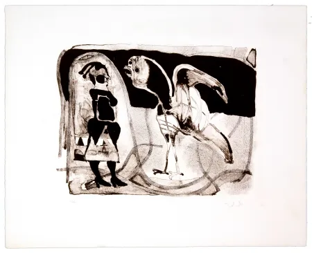 Litografía Toledo - Le coq