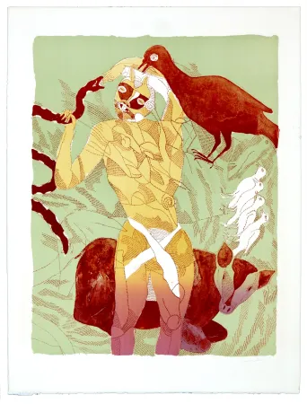 Litografía Toledo - Sans titre