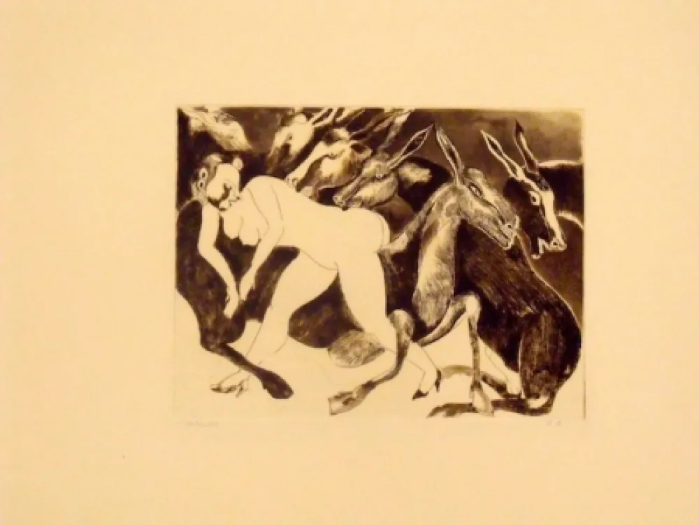 Aguafuerte Y Aguatinta Toledo - Sans titre