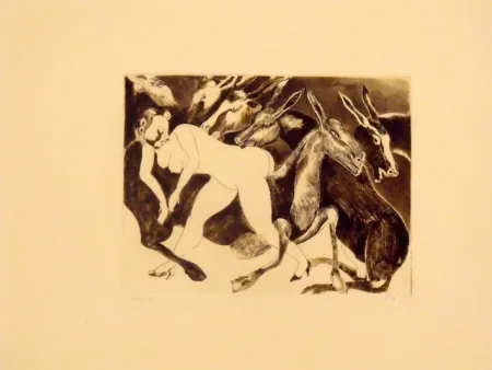 Aguafuerte Y Aguatinta Toledo - Sans titre