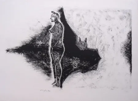 Litografía Toledo - Sans Titre 