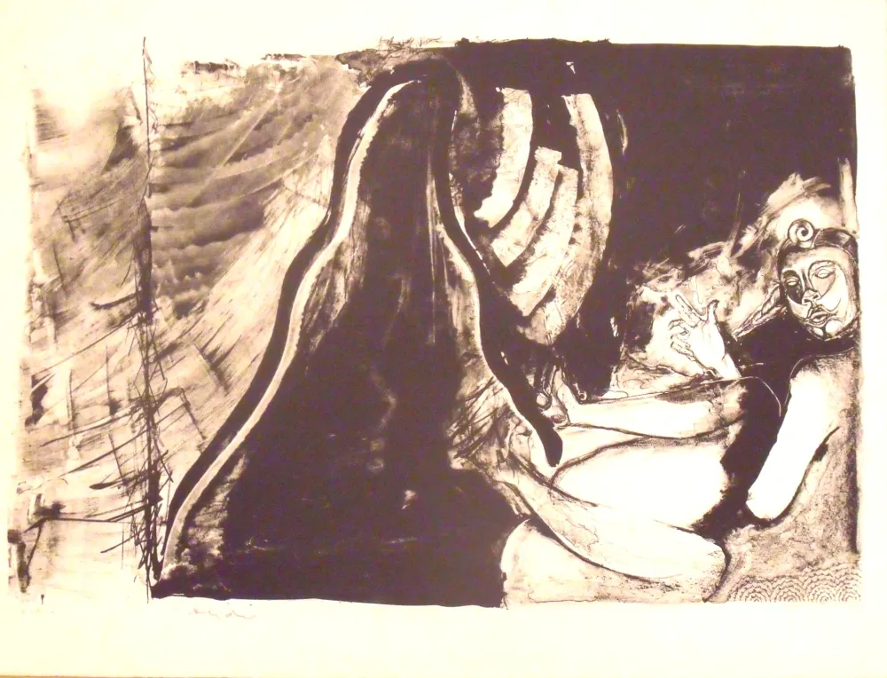 Litografía Toledo - Sin titulo